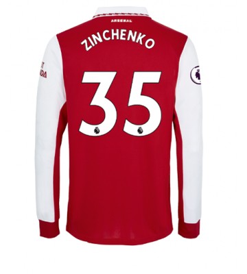 Arsenal Oleksandr Zinchenko #35 Hjemmedrakt 2022-23 Langermet